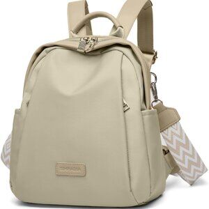 Fashionable Waterproof Backpack Purse for Women - Adjustable Straps & 7 Pockets